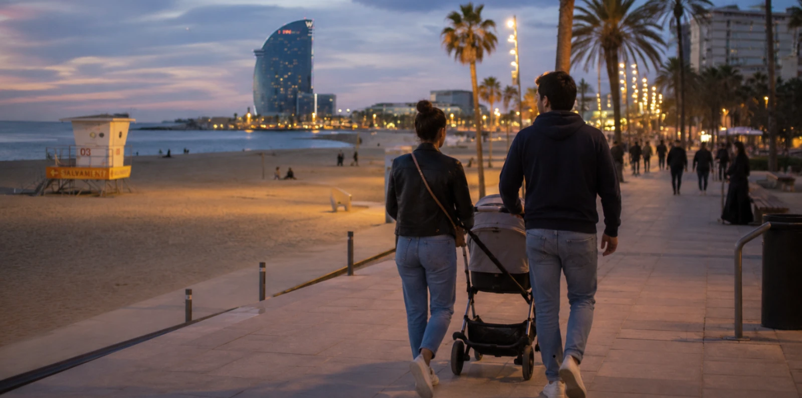 Barcelona con un bebé, guía para padres primerizos