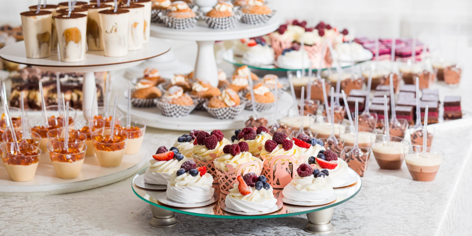 Mesa dulce para eventos en Barcelona, precio y qué incluye