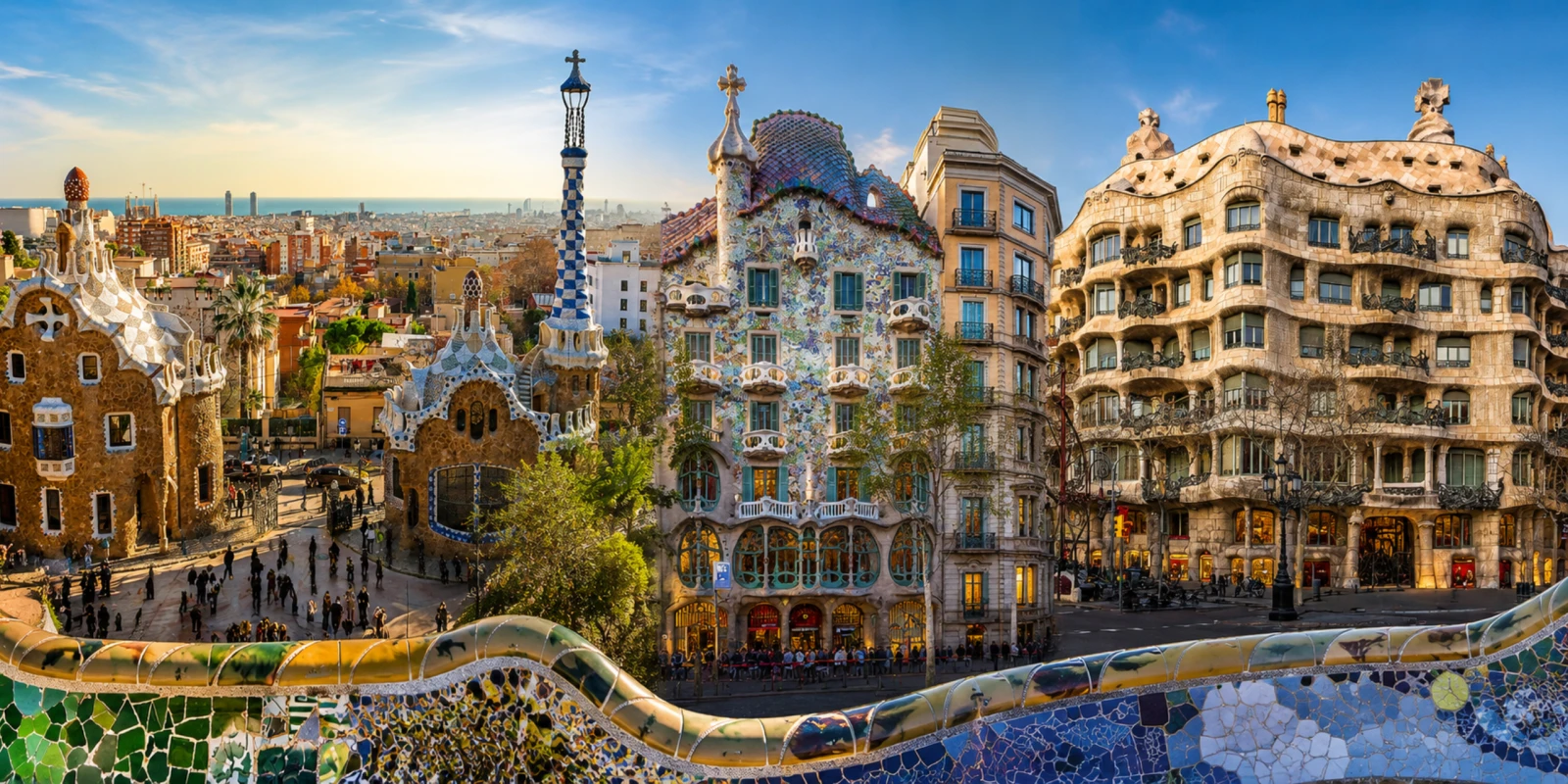 Park Güell vs Casa Batlló vs La Pedrera, Real Prices